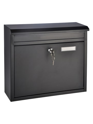 Everysentials Brievenbus zwart - (B)31,5 x (H)36 x (D)11,5 cm