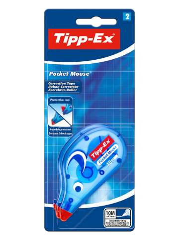 TippEx Korrekturroller "Tipp-Ex - Pocket Mouse" - 2 Stück à 10 m