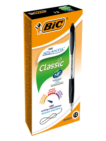 Bic Długopisy (12 szt.) "Atlantis Classic"