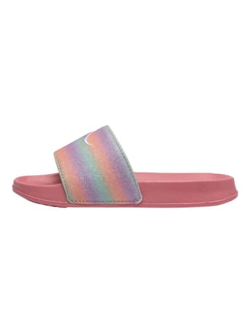 Kangaroos Pantoletten "K-Shine" in Bunt/ Rosa