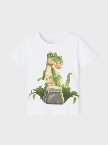 Name it Shirt "Gigantosaurus" in Weiß