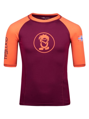Trollkids Zwemshirt "Kvalvika" paars
