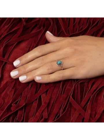 AMAZONIA Silber-Ring "Sajino" mit Edelstein