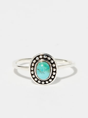 AMAZONIA Silber-Ring "Sajino" mit Edelstein
