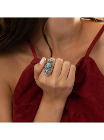 AMAZONIA Silber-Ring "Coatl" mit Edelsteinen