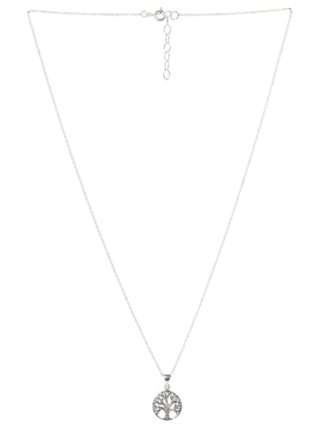 AMAZONIA Silber-Halskette "Quihui" mit Anhänger - (L)42 cm