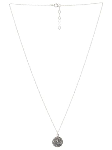 AMAZONIA Silber-Halskette "Istacu" mit Anhänger - (L)42 cm