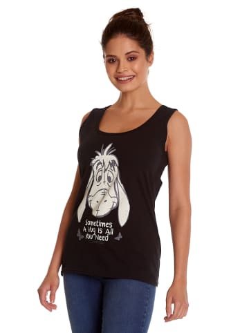Disney Winnie The Pooh Top in Schwarz
