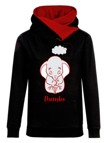 Nastrovje Potsdam Hoodie in Schwarz/ Rot