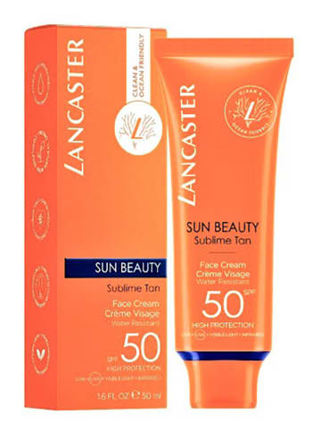 Lancaster Krem przeciwsłoneczny do twarzy "Sun Beauty" - SPF 50 - 50 ml