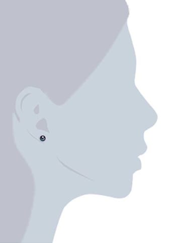The Pacific Pearl Company Parel-oorstekers donkerblauw