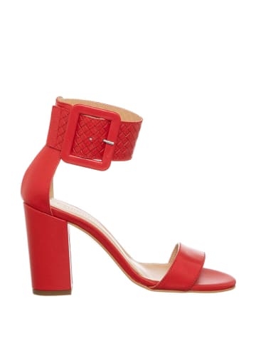 Formentini Leder-Sandaletten in Rot