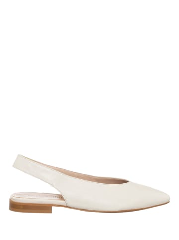 Formentini Leder-Ballerinas in Weiß