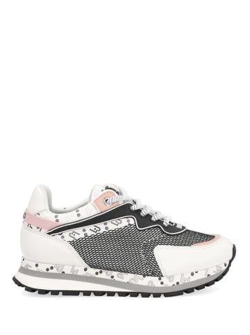 Liu Jo Sneakersy w kolorze biało-czarno-jasnoróżowym