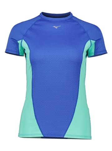 Mizuno Functioneel shirt "Virtual Romper G1" blauw/turquoise
