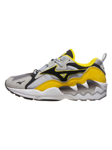 Mizuno Sneakers "Wave Rider 1S" grijs/geel