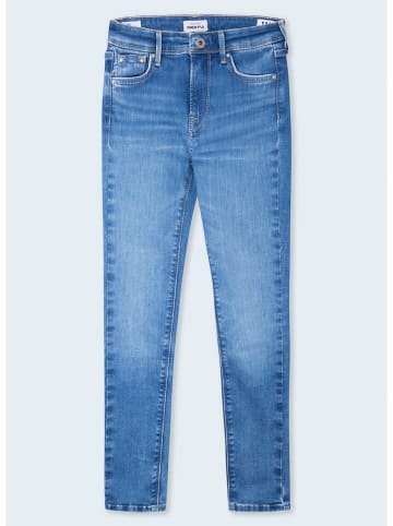 Pepe Jeans Spijkerbroek "Pixlette" - high waist - blauw