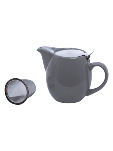 Overbeck and Friends Theepot "Happy Time" grijs - 750 ml