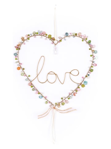 Overbeck and Friends Decoratieve hanger "Love Candy" meerkleurig - (L)19 x (B)19 cm