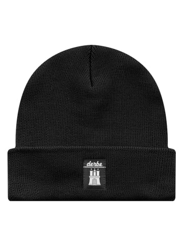 Derbe Mütze in Schwarz