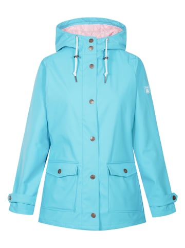 Derbe Regenjacke in Hellblau