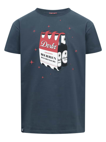 Derbe Shirt in Dunkelblau