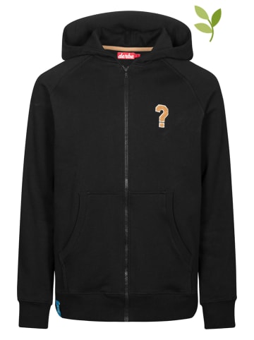 Derbe Sweatvest zwart