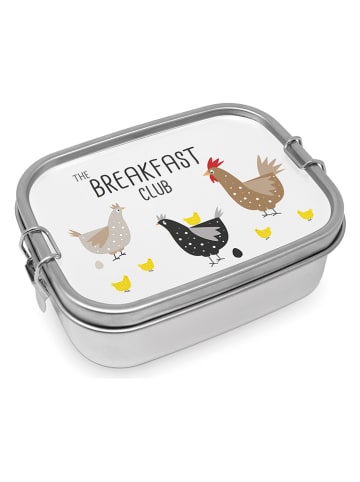 ppd Edelstahl-Lunchbox "Breakfast Club" in Bunt - (B)16,5 x (H)6 x (T)14 cm
