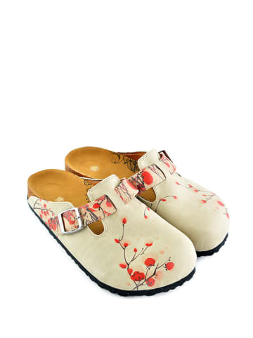 Calceo Clogs beige/meerkleurig