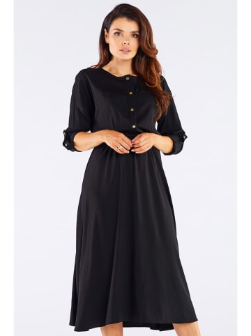 Awama Kleid in Schwarz