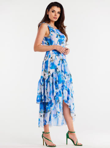 Awama Sukienka w kolorze niebiesko-białym