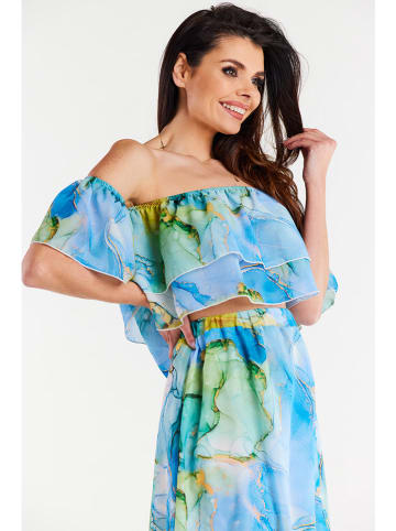 Awama Bluse in Hellblau