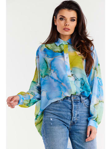 Awama Blouse lichtblauw