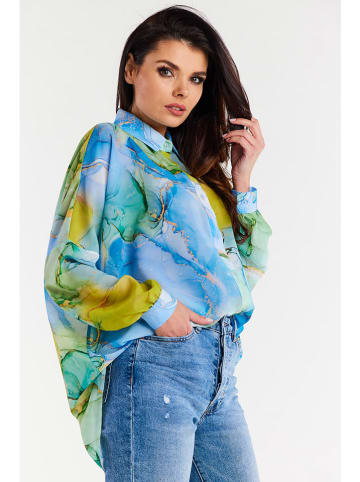Awama Blouse lichtblauw