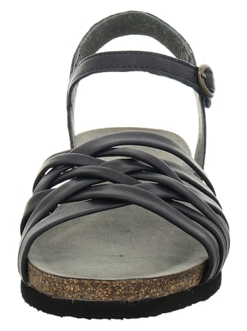 Think! Leren sandalen "Shik" donkerblauw