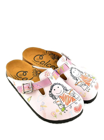 Calceo Clogs in Rosa