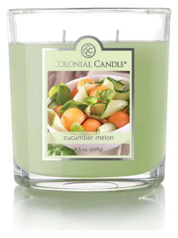 Colonial Candle Geurkaars "Cucumber Melon" groen - 269 g