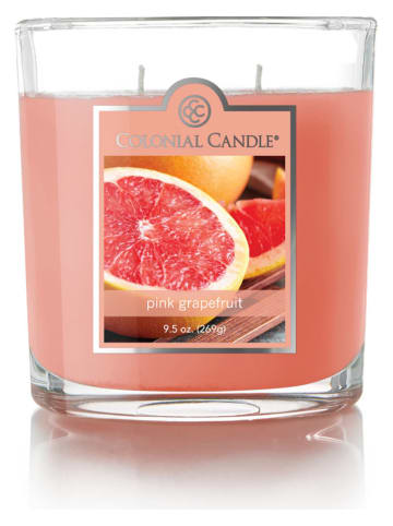 Colonial Candle Geurkaars "Pink Grapefruit" lichtroze - 269 g