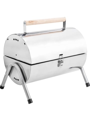 Chefware Picknickgrill in Weiß - (B)50 x (H)37 x (T)30 cm
