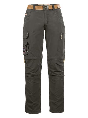 Killtec Spodnie funkcyjne Zipp-Off "Garrison" w kolorze khaki