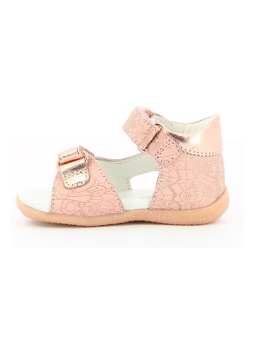 Kickers Leder-Sandalen "Binsia 2" in Rosa