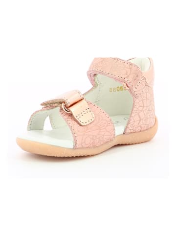 Kickers Leder-Sandalen "Binsia 2" in Rosa