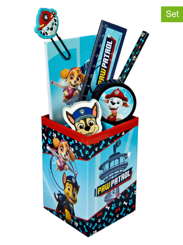 Paw Patrol 7-delige set: pennenkoker "Paw Patrol" lichtblauw