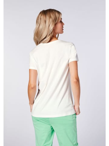 Chiemsee Koszulka "Capelin" w kolorze białym ze wzorem