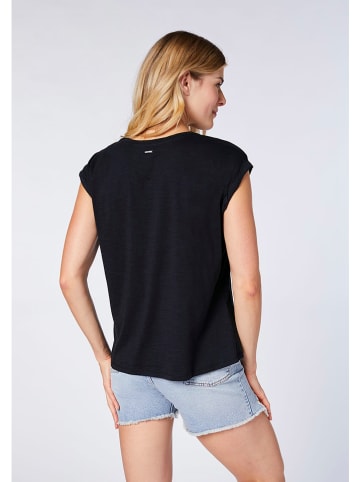 Chiemsee Koszulka "Foula" w kolorze czarnym ze wzorem