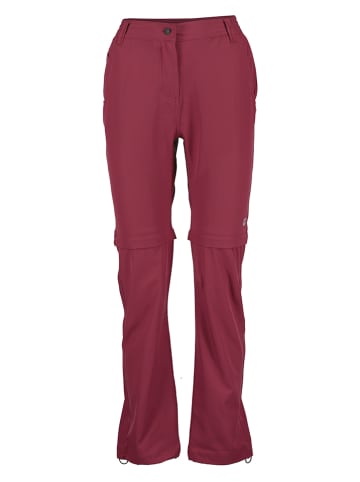 Killtec Spodnie funkcyjne Zipp-Off w kolorze różowym