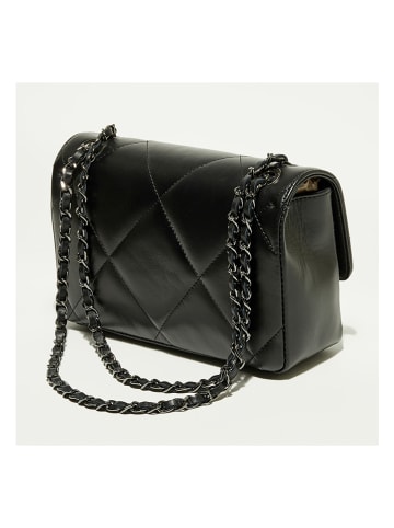 Christian Laurier Skórzana torebka "Lena" w kolorze czarnym - 27 x 15 x 8 cm