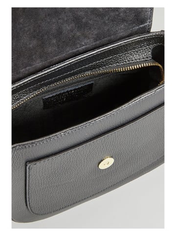 Christian Laurier Leder-Umhängetasche "Ina" in Schwarz - (B)24 x (H)18 x (T)11 cm