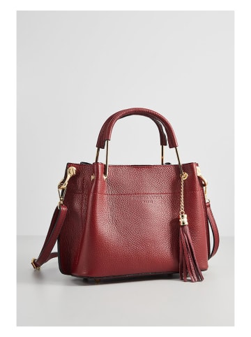 Christian Laurier Leren handtas "Lamy" rood - (B)27 x (H)18 x (D)11 cm