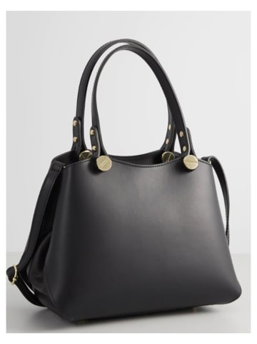 Christian Laurier Leder-Henkeltasche "Kiara" in Schwarz - (B)28 x (H)26 x (T)14 cm